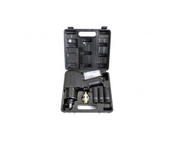 Пневмогайковерт ударный''Twin Hammer''с регулировкой1/2''+набор глубоких головок(17,19,21мм,960Hм,8500об/мин,6.3bar,256л/мин+лубрикатор+ штуцер) RF-4142B-foto5