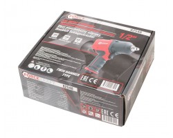 Пневмогайковерт ударный ''Twin Hammer''с реверсом и регулировкой усилия в облегченном корпусе 1/2''(1450Hм, 7000 об/мин,6.3bar,198 л/мин,вес 2кг) FK-82548-foto2