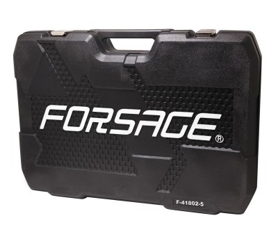 Набор инструментов 180 предметов 1/4" 3/8" 1/2" (6гр.)(4-32мм) Forsage F-41802-5