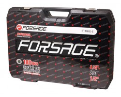 Набір інструментів 180 предметів 1/4" 3/8" 1/2" (6гр.) (4-32мм) Forsage F-41802-5-foto3