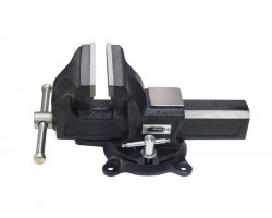 Тиски стальные поворотные с наковальней 6"-150мм ROCKFORCE RF-6540206