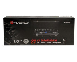 Набір інструментів 24 предметів 1/2" (6гр.) (10-32мм) Forsage F-4246-5M-foto4