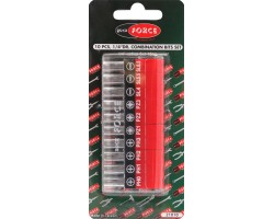 Набор бит в пластиковом футляре типа "магазин" 10 предметов, (PH.0.1.2.3, PZ, 1.2.3., SL 4.5, 5. 6.5 - 25мм) 1/4" ROCKFORCE RF-21010-foto3