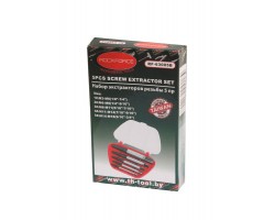 Набор экстракторов резьбы 5 предметов(М3-М18; Ø:3-6мм, 6-8мм, 8-11мм, 11-14мм, 14-18мм; "мелкий шаг"), в пластиковом футляре ROCKFORCE RF-63005B-foto2