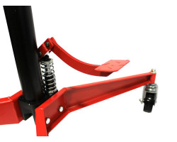 Стійка трансмісійна гідравлічна з переставним адаптером для зняття вузлів та агрегатів 0.5т (висота підхоплення-1240мм, висота підйому-2050мм) Forsage F-0902-foto5