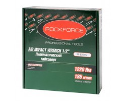 Пневмогайковерт ударный "Twin Hammer" 1/2"(1220Нм, 9000rpm,120л/мин, 6.2bar) ROCKFORCE RF-82545-foto2