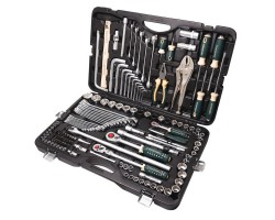 Набор инструментов 142 предмета 1/4" 3/8" 1/2" (6-гр.) (4-32мм) ROCKFORCE RF-41421-5
