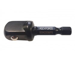 Адаптер переходник для шуруповерта 1/2"(F) x 1/4"(HEX) ROCKFORCE RF-8094250MPB