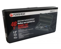 Набор инструмента 46 предметов 1/4" (6-гран.)(4-14мм) Forsage F-2462-5-foto5
