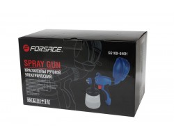 Краскопульт ручной электрический (220В, 350Вт, бачок 0.8л, сопло 2.0мм, расход краски 100-200мл/мин) Forsage electro SG100-640H-foto2