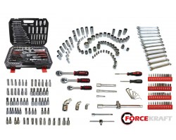 Набір інструментів 216 предметів 1/4''3/8''1/2''(6гр.)(4-32мм) FORCEKRAFT FK-38841-foto2