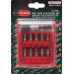 Набор бит с битодержателем 11 предметов, 1/4" (PH1,2,3 PZ1,2,3, SL5.5, 6.5) ROCKFORCE RF-21112