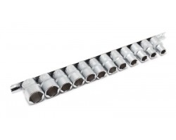 Набор головок 12 предметов 1/2" 6гр.(10-19,22,24мм), на планке Forsage F-4121-5
