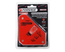 Фиксатор магнитный для сварочных работ с кнопкой "ВКЛ/ВЫКЛ" (14кг, 135гр., 90гр., 45гр.), в блистере Forsage F-115WD14-foto2