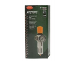 Фильтр-регулятор с индикатором давления для пневмосистемы "Profi" 1/2"(пропускная способность:2800 л/мин,16bar, температура воздуха: 0° до 60°,5мк) ROCKFORCE RF-702412-foto2