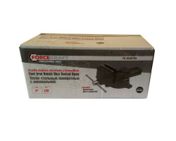 Тиски стальные поворотные с наковальней 5"-125мм FORCEKRAFT FK-6540105-foto5
