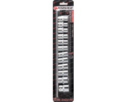 Набор головок 12 предметов 1/2" 6гр.(10-19,22,24мм), на планке Forsage F-4121-5-foto2