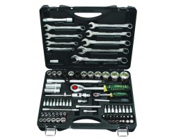 Набор инструментов 82 предмета 1/2'', 1/4'' (6гр.) (4-32мм) ROCKFORCE RF-4821-5