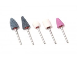 Набор камней абразивных, 5 предметов(хвостовик 3мм), в блистере ROCKFORCE RF-GSK502-foto2