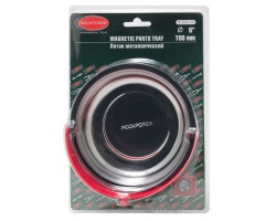 Лоток магнитный из нержавеющей стали с дополнительным передвижным бортиком (диам.150мм), в блистере ROCKFORCE RF-88001PB-foto2