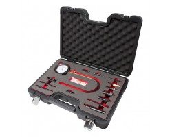 Тестер компрессии дизельного двигателя (0-70 bar) 15 предметов, в кейсе Premium Forsage F-913G1HD