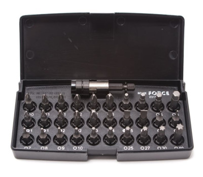 Набор бит с битодержателем 31 предмет 1/4"-25ммL ROCKFORCE RF-23113