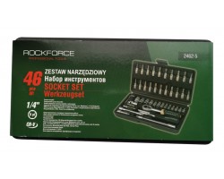 Набор инструмента 46 предметов 1/4" (6-гран.)(4-14мм) ROCKFORCE RF-2462-5-foto5