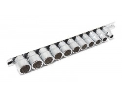 Набор головок 11 предметов 3/8" (12гр.)(8,10-19мм) на планке Forsage F-3111-9