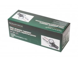 Фильтр влагоотделитель c индикатором давления для пневмосистемы 1/4"(10bar температура воздуха 5-60С.10Мк ) ROCKFORCE RF-AFR802-foto3