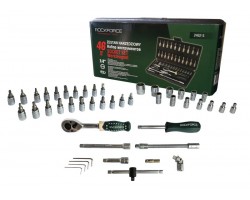 Набор инструмента 46 предметов 1/4" (6-гран.)(4-14мм) ROCKFORCE RF-2462-5-foto2