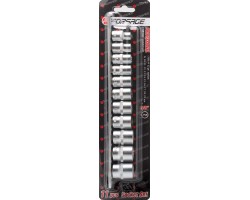 Набор головок 11 предметов 3/8" (12гр.)(8,10-19мм) на планке Forsage F-3111-9-foto2