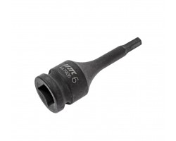 Головка ударная HEX 1/2"; 6мм L=78мм