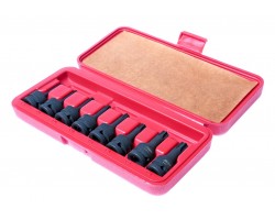 Набор головок ударных TORX T25-T60 1/2"; 8ед.