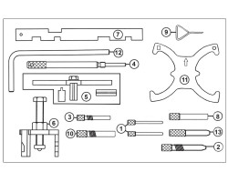 Набор фиксаторов ГРМ FORD, MAZDA-foto4