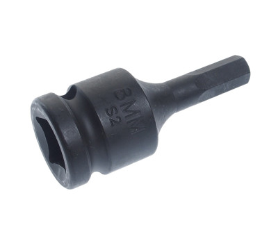 Головка ударная HEX 8мм L= 60мм 1/2"; Головка ударная HEX 8мм L= 60мм 1/2";