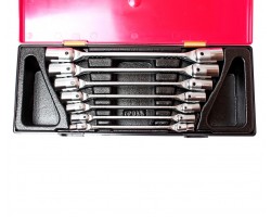 Набор ключей торцевых 6-19мм, с шарниром 7ед.-foto3