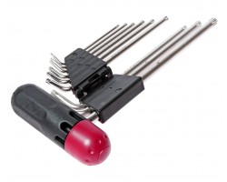 Набор ключей TORX удлиненных T10H-T50H с отверстием 9ед.-foto3