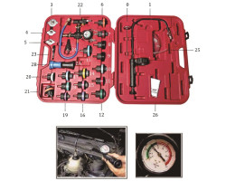 Набор для тестирования давления в радиаторе 28ед.-foto3