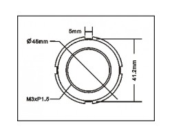 Головка для гайки рулевого механизма DAF-foto2