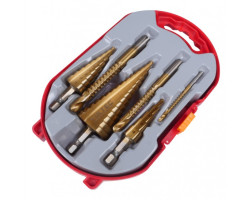 Набор ступенчатых сверл с титановым покрытием 6ед.-foto2