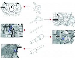 Набор фиксаторов FORD FOCUS, C-MAX-foto2