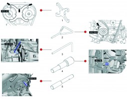 Набор фиксаторов FORD FOCUS, C-MAX-foto2