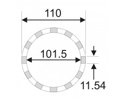 Головка ступичная для задней оси 101.5мм MB-foto2