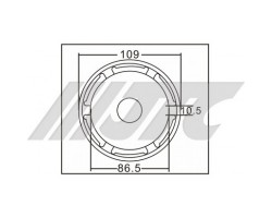 Головка ступичная для задней оси DAF LF45-foto2