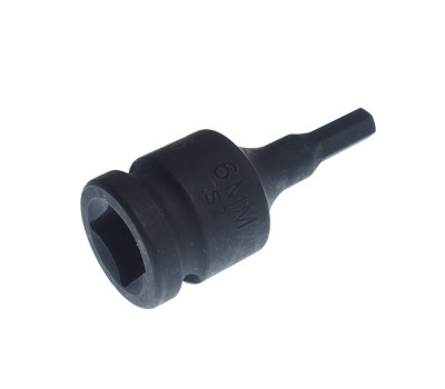 Головка ударная HEX 6мм L= 60мм 1/2"; Головка ударная HEX 6мм L= 60мм 1/2";