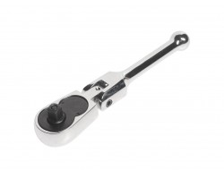 Трещотка на шарнире с фиксацией 1/4"; 124мм-foto2