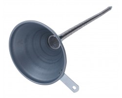 Воронка с гибким наконечником металлическая 630мм-foto3