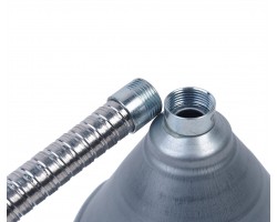 Воронка с гибким наконечником металлическая 630мм-foto2