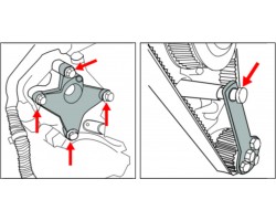 Набор фиксаторов для FIAT 8V с ременным приводом-foto3