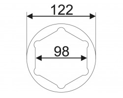 Головка ступичная 98мм IVECO-foto3